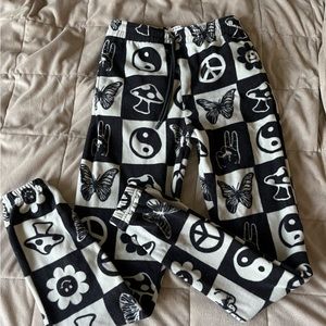 Pacsun Size XS printed jogger sweatpants